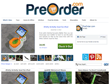 Tablet Screenshot of preorder.com